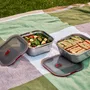 Cuisines de jardin - Boîtes alimentaires multifonctions-Passe au micro-ondes, Carrée - BLACK+BLUM EUROPE