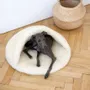 Beds - Natural Wool Pet Cave - White - MELLOW CONCEPT STORE