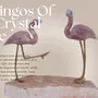 Sculptures, statuettes et miniatures - Flamingos of the Crystal Shore - PRESTONEX DESIGN PVT LTD