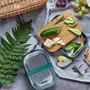 Boîtes de conservation - Lunch Box- Boite à Lunch 3 en 1 - Acier inoydable -1L - BLACK+BLUM EUROPE