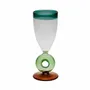 Verres à pied - Verre à vin Loop vert - CHEHOMA