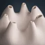 Vases - RHIZOM Piccolo vase, porcelain, white, decoration - KLATT OBJECTS