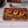 Kitchen utensils - End Grain Teak Wood Cutting Board 44cm x 29.5cm x 3.2cm - STOLF LTDA