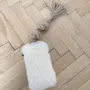 Decorative objects - Natural Sheepskin Dog Tug Toy - White - MELLOW CONCEPT STORE