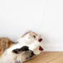 Decorative objects - Natural Sheepskin Cat Toy: Mouse - MELLOW CONCEPT STORE
