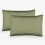 Bed linens - Set of 2pcs cotton pillowcases,50x70cm, Green - DILIOS