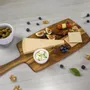 Kitchen utensils - Edge Grain Teak Wood Paddleboard 43.2cm x 19.1cm x 1cm - STOLF LTDA