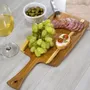 Kitchen utensils - Edge Grain Teak Wood Paddleboard 43.2cm x 19.1cm x 1cm - STOLF LTDA