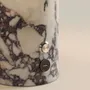 Lampes de bureau  - Auríe Portable Lamp in Linen & Calacatta Viola Marble - BLOSSHOLM