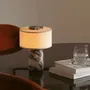 Lampes de bureau  - Auríe Portable Lamp in Linen & Calacatta Viola Marble - BLOSSHOLM