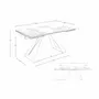 Dining Tables - Rectangular porcelain marble and steel extending dining table - ANGEL CERDÁ