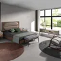 Bancs - Tabouret en tissu gris foncé - ANGEL CERDÁ