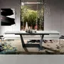 Dining Tables - White marble extendable dining table - ANGEL CERDÁ