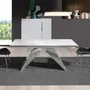 Dining Tables - Rectangular porcelain marble extending dining table - ANGEL CERDÁ