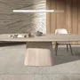 Dining Tables - Oval barrel dining table in porcelain marble - ANGEL CERDÁ