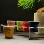 Accessoires thé et café - Plateau pour 5 tasses ou verres à café - Missorium - EGOUNDESIGN