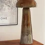 Céramique - Lampe champignon sculpturale conique - FUOCO collection - DI VINCENZO POUJOULA