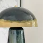 Céramique - Lampe champignon conique - collection FUOCO BLU - DI VINCENZO POUJOULA