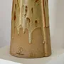 Céramique - Conical sculpted table lamp - FUOCO collection - DI VINCENZO POUJOULA