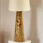Céramique - Conical sculpted table lamp - FUOCO collection - DI VINCENZO POUJOULA