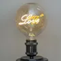 Decorative objects - Gaïa Noir Table Lamp - Love Bulb - LES POTERIES DE SWANE