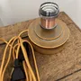 Decorative objects - Gold Gaïa Table Lamp - Love Bulb - LES POTERIES DE SWANE