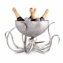 Platter and bowls - Octopus Pewter Steel Ice Tub Punchbowl - VAGABOND HOUSE