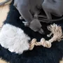 Decorative objects - Natural Sheepskin Dog Tug Toy - Beige - MELLOW CONCEPT STORE