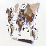 Autres décorations murales - Carte du monde en bois 3D multicolore LED 3.0 - ENJOYTHEWOOD