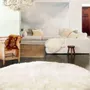 Autres tapis - Tapis en Peau de Mouton Naturelle Ivoire – Rond - MELLOW CONCEPT STORE