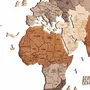 Other wall decoration - 2D Wooden World Map - ENJOYTHEWOOD