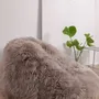 Poufs - Pouf en Peau de Mouton Naturelle – Greige - MELLOW CONCEPT STORE