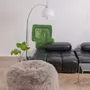 Poufs - Pouf / Ottoman en Peau de Mouton Naturelle – Greige - MELLOW CONCEPT STORE