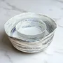 Assiettes au quotidien - Vaisselle en porcelaine B&W - Neriage de porcelaine et grès - CECILE GASC PORCELAINE