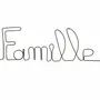 Other wall decoration - Wire Wall Decoration\" Family\” - to pin - Wall Jewelry - BIJOUX DE MUR
