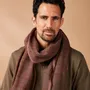 Scarves - Écharpe homme marron ALTYN EMEL - AV08 PARIS