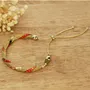 Jewelry - Steel and Turquoise Multirow Bracelet - MERVEILLES DU MONDE BIJOUX