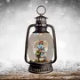 Nativity scenes and santons - Guardian Angel LED Lantern with Music, Warm White Light, Glitter & DC - BLUE STAR B.V.