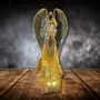 Nativity scenes and santons - LED Light-Up Angel Figurine – Warm White Glow - BLUE STAR B.V.