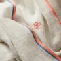 Foulards et écharpes - Chèche homme rayé bleu ciel blanc SIDI KAOUKI - AV08 PARIS
