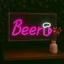 Table lamps - LOW CONSUMPTION LED NEON LAMP " HAPPINESS IS HERE " - LIGHT ME UP