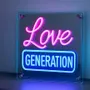 Table lamps - LOW CONSUMPTION LED NEON LAMP " HAPPINESS IS HERE " - LIGHT ME UP