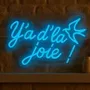 Table lamps - LOW CONSUMPTION LED NEON LAMP " HAPPINESS IS HERE " - LIGHT ME UP