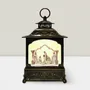 Nativity scenes and santons - LED Nativity Lantern – Elegant White Figurines with Glitter Light - BLUE STAR B.V.