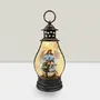 Nativity scenes and santons - LED Nativity Lantern – Angel with Holy Family & Glitter Glow - BLUE STAR B.V.