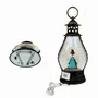 Nativity scenes and santons - LED Nativity Lantern – Angel with Holy Family & Glitter Glow - BLUE STAR B.V.