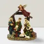 Crèches et santons - Crèche de Noël en Résine – Ensemble de 7 Personnages en Une Seule Pièce - BLUE STAR B.V.