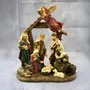 Crèches et santons - Crèche de Noël en Résine – Ensemble de 7 Personnages en Une Seule Pièce - BLUE STAR B.V.