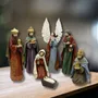 Nativity scenes and santons - Miniature Nativity Figurine Set – 9-Piece Collection - BLUE STAR B.V.