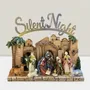Crèches et santons - Crèche Lumineuse LED – Bâtiments Sable « Silent Night » - BLUE STAR B.V.